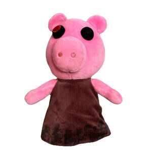 Piggy Georgy Plush 2021 Minitoon Original Toy Stuffed Pig Soft Pink Red Eye
